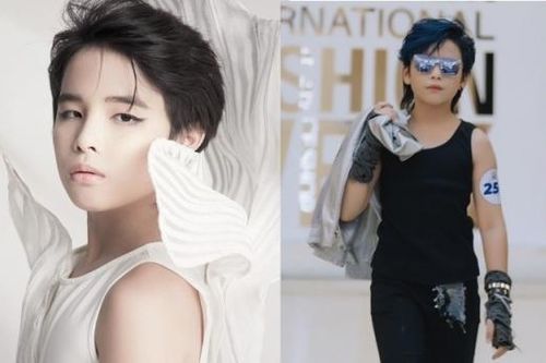 Người mẫu nhí Trịnh Gia Huy xuất hiện ấn tượng tại sự kiện casting Aquafina Vietnam International Fashion Week