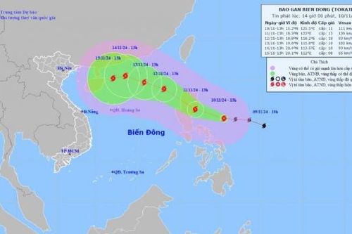 Cảnh báo bão Toraji nối tiếp bão Yinxing đổ bộ Biển Đông