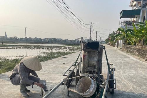 Đoạn đường hơn 1km dang dở 10 năm ở Quỳnh Lưu tiếp tục được thi công