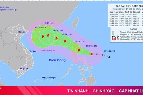 Biển Đông sắp xuất hiện cơn bão mới