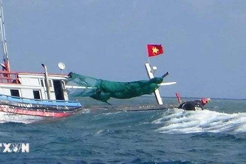 Bình Định: Ứng cứu kịp thời 6 thuyền viên trên tàu cá bị chìm