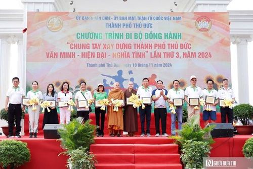 7.700 người tham gia chương trình đi bộ gây quỹ vì người nghèo ở Tp.Thủ Đức