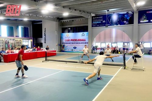 Khai mạc Giải Pickleball Hiệp hội Doanh nghiệp TP Thanh Hóa năm 2024