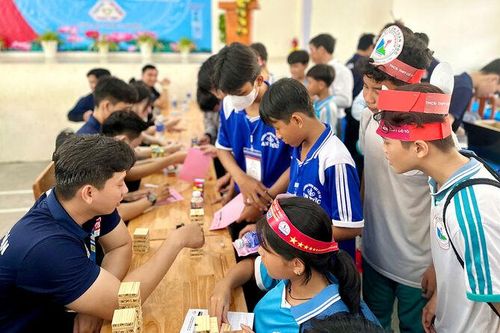 850 học sinh tham gia 'Ngày hội trải nghiệm Toán học'
