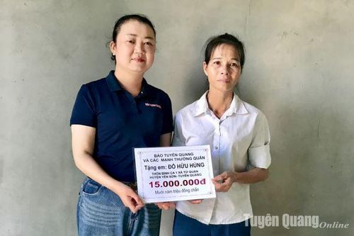 Trên 46 triệu đồng ủng hộ anh Đỗ Hữu Hùng