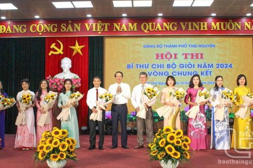 TP. Thái Nguyên: Chung kết Hội thi Bí thư chi bộ giỏi cấp thành phố