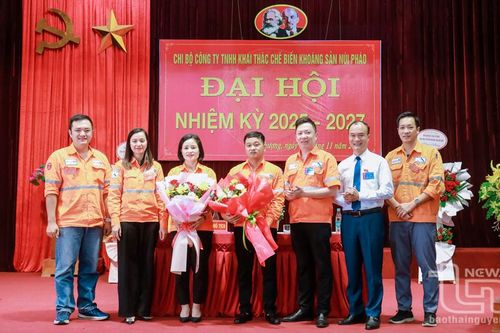 Chi bộ Công ty Núi Pháo tổ chức thành công Đại hội nhiệm kỳ 2025-2027