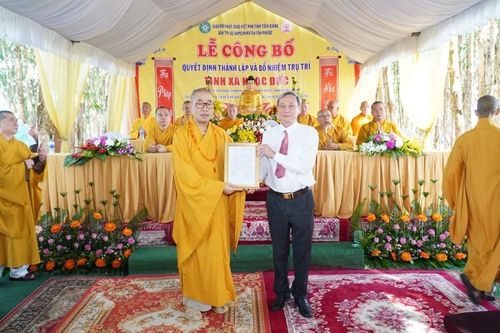 Tiền Giang: Thêm một tịnh xá mới được thành lập tại H.Tân Phước