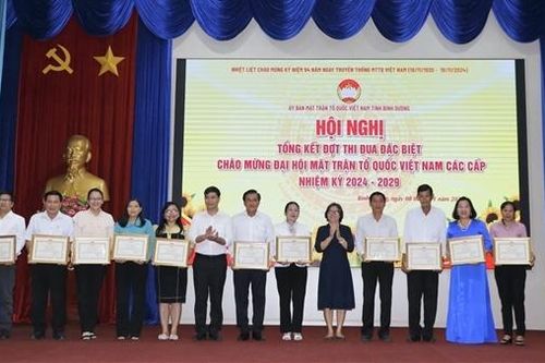 Hàng trăm công trình ý nghĩa, thiết thực chào mừng Đại hội MTTQ các cấp ở Bình Dương