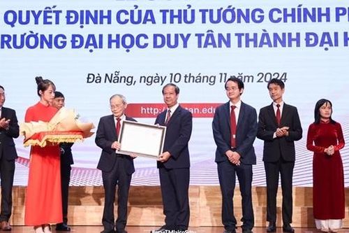Công bố quyết định của Thủ tướng chuyển Trường ĐH Duy Tân thành ĐH Duy Tân