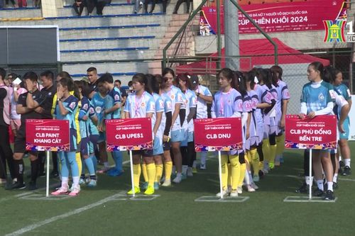Khai mạc Giải bóng đá nữ 7 người VĐQG 2024