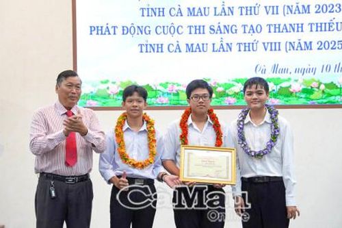 Trường THPT Tắc Vân đoạt giải Nhất Cuộc thi Sáng tạo thanh thiếu niên, nhi đồng tỉnh Cà Mau
