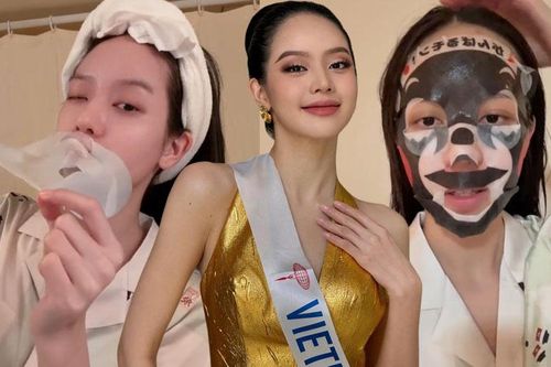 Bận rộn thi Hoa hậu Quốc tế, Thanh Thủy không quên làm điều này để da dẻ luôn căng mịn