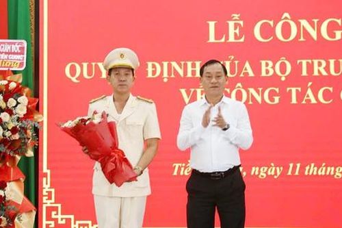 Bổ nhiệm Thượng tá, Trưởng phòng giữ chức Phó Giám đốc Công an tỉnh