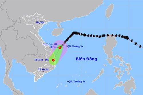 Bão số 7 suy yếu thành áp thấp nhiệt đới