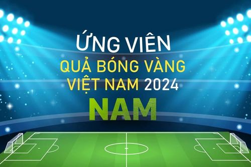 Quả bóng vàng Việt Nam 2024: Ứng viên Quả bóng vàng nam