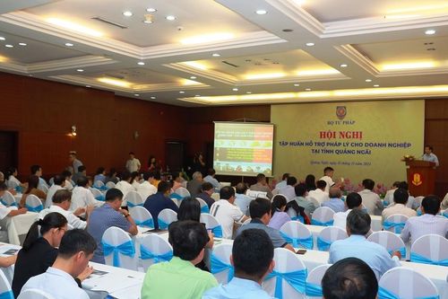 Tập huấn hỗ trợ pháp lý cho doanh nghiệp tỉnh Quảng Ngãi