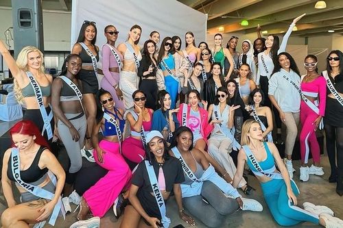 Kỳ Duyên xinh đẹp, dàn mỹ nhân Miss Universe 2024 ghi hình chung kết
