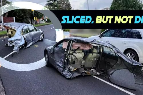 Xe Mazda6 bị cắt đôi, tài xế say rượu thoát chết kỳ diệu nhưng đối mặt với án tù