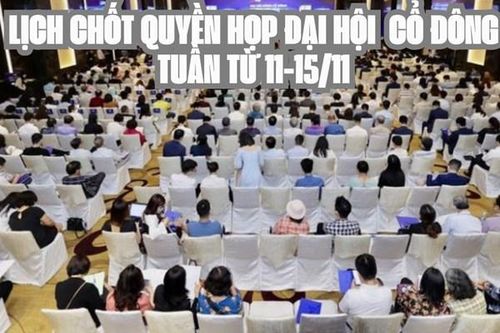 Chứng khoán hôm nay: 9 doanh nghiệp chốt quyền họp đại hội cổ đông tuần này