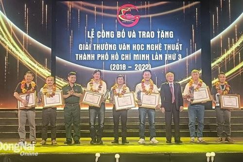 Tác giả Trần Đình Thắng (Đồng Nai) đoạt giải nhì Giải thưởng Văn học nghệ thuật Thành phố Hồ Chí Minh