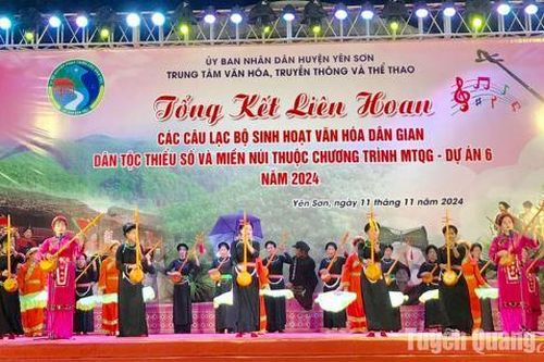 Liên hoan các câu lạc bộ sinh hoạt văn hóa dân gian dân tộc thiểu số Yên Sơn