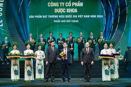 Vượt qua nhiều tiêu chí khắt khe, sản phẩm thuốc nhỏ mắt của DK Pharma được vinh danh Thương hiệu Quốc gia Việt Nam năm 2024