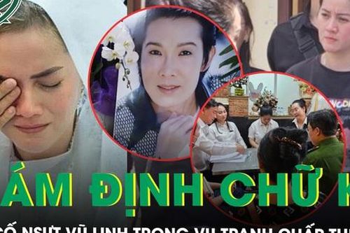 Kết luận giám định chữ ký của cố NSƯT Vũ Linh trong vụ tranh chấp tài sản thừa kế