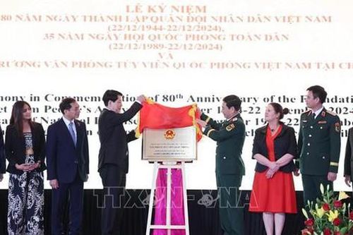 Chủ tịch nước dự lễ kỷ niệm ngày thành lập Quân đội nhân dân Việt Nam tại Chile
