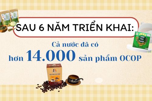 6 năm triển khai, cả nước có hơn 14.000 sản phẩm OCOP