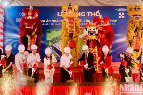 Hải Phòng động thổ xây dựng Nhà máy sản xuất tôn thép trị giá 45 triệu USD