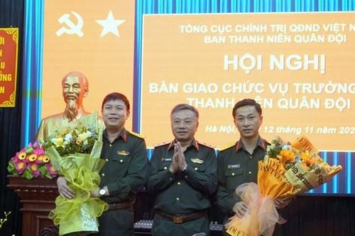 Thượng tá Nguyễn Quang Huy phụ trách Trưởng Ban Thanh niên Quân đội