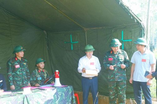 Huyện Thanh Chương tổ chức thành công diễn tập động viên năm 2024