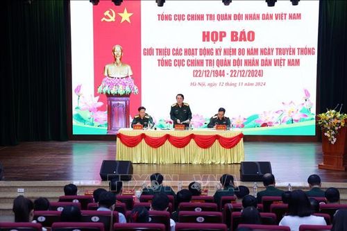 Nhiều hoạt động kỷ niệm 80 năm Ngày truyền thống Tổng cục Chính trị Quân đội nhân dân Việt Nam