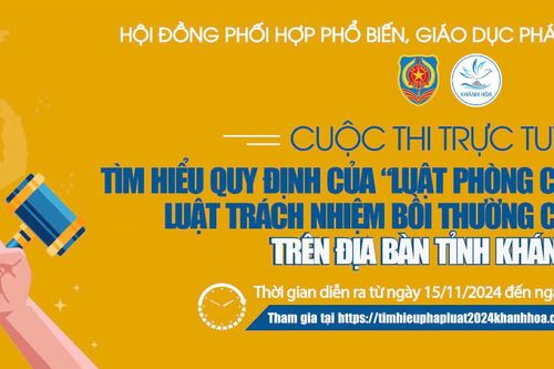 Tiếp tục tổ chức 2 cuộc thi trực tuyến tìm hiểu pháp luật