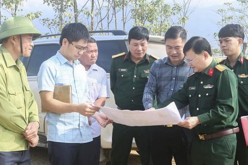 Bộ Chỉ huy Quân sự tỉnh khảo sát xây dựng điểm dân cư tại huyện Bát Xát