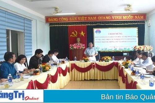 Giám sát việc thực hiện các nghị quyết của HĐND tỉnh về phát triển hệ thống y tế và chính sách dân số tại huyện Gio Linh