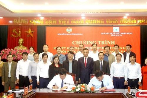 Ký kết quy chế phối hợp giữa Quỹ Bảo vệ và Phát triển rừng và Hội Nông dân tỉnh