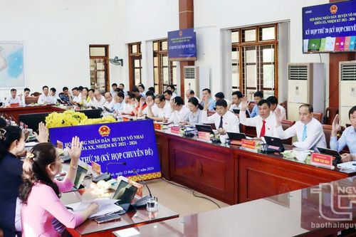 HĐND huyện Võ Nhai: Thông qua 6 nghị quyết tại kỳ họp chuyên đề