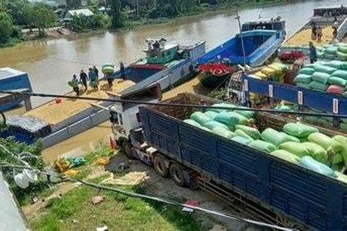 Kiên Giang: Một doanh nghiệp ngang nhiên lập bến bãi trái phép trên vành đai biên giới