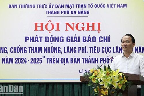 Đà Nẵng phát động Giải báo chí phòng, chống tham nhũng, lãng phí, tiêu cực