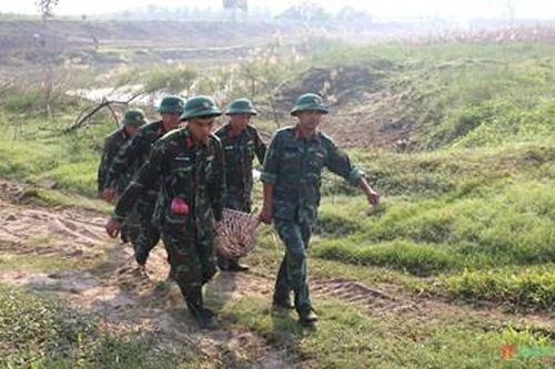 Bộ CHQS tỉnh Hưng Yên di dời và hủy nổ thành công quả bom loại 250 cân Anh
