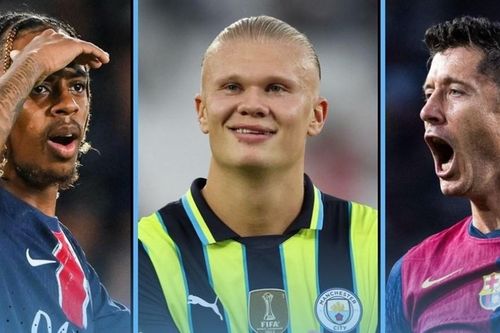Cuộc đua Chiếc giày vàng châu Âu 2024/25: Lewandowski vượt Mbappe 16 điểm