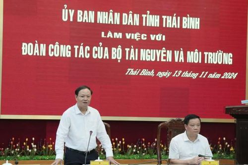 Bộ Tài nguyên và Môi trường phổ biến Luật Đất đai năm 2024 tại Thái Bình