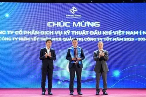PTSC tiếp tục được vinh danh 'Doanh nghiệp niêm yết quản trị Công ty tốt'