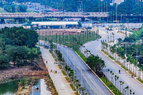 Toàn cảnh đường Lê Quang Đạo kéo dài đang lỡ hẹn về đích