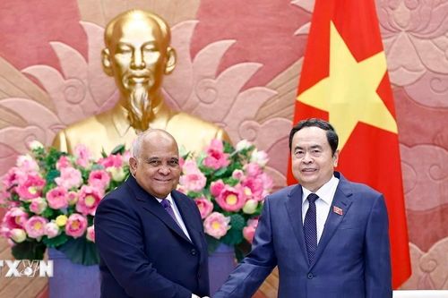 Chủ tịch Quốc hội Trần Thanh Mẫn tiếp Đại sứ Cuba tại Việt Nam