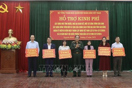 Hỗ trợ xây nhà tình nghĩa, nhà đại đoàn kết tại Cao Bằng