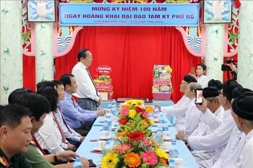 Chúc mừng Đại lễ 100 năm Ngày Khai đạo Cao Đài