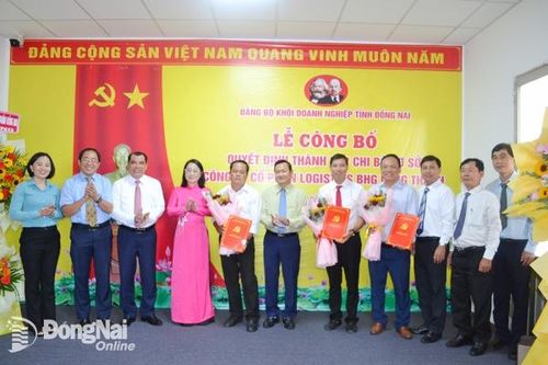 Thành lập Chi bộ cơ sở Công ty CP Logistics BHG Long Thành